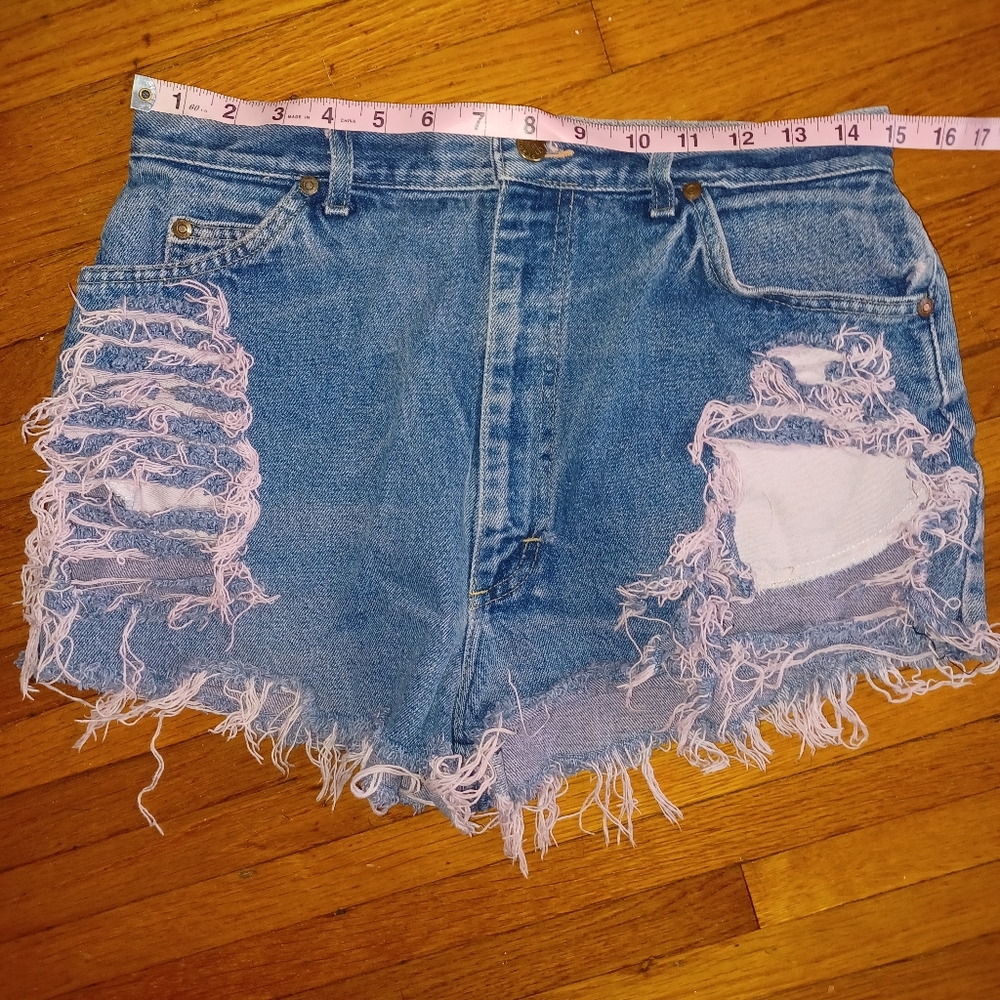Distressed Women's Denim Shorts